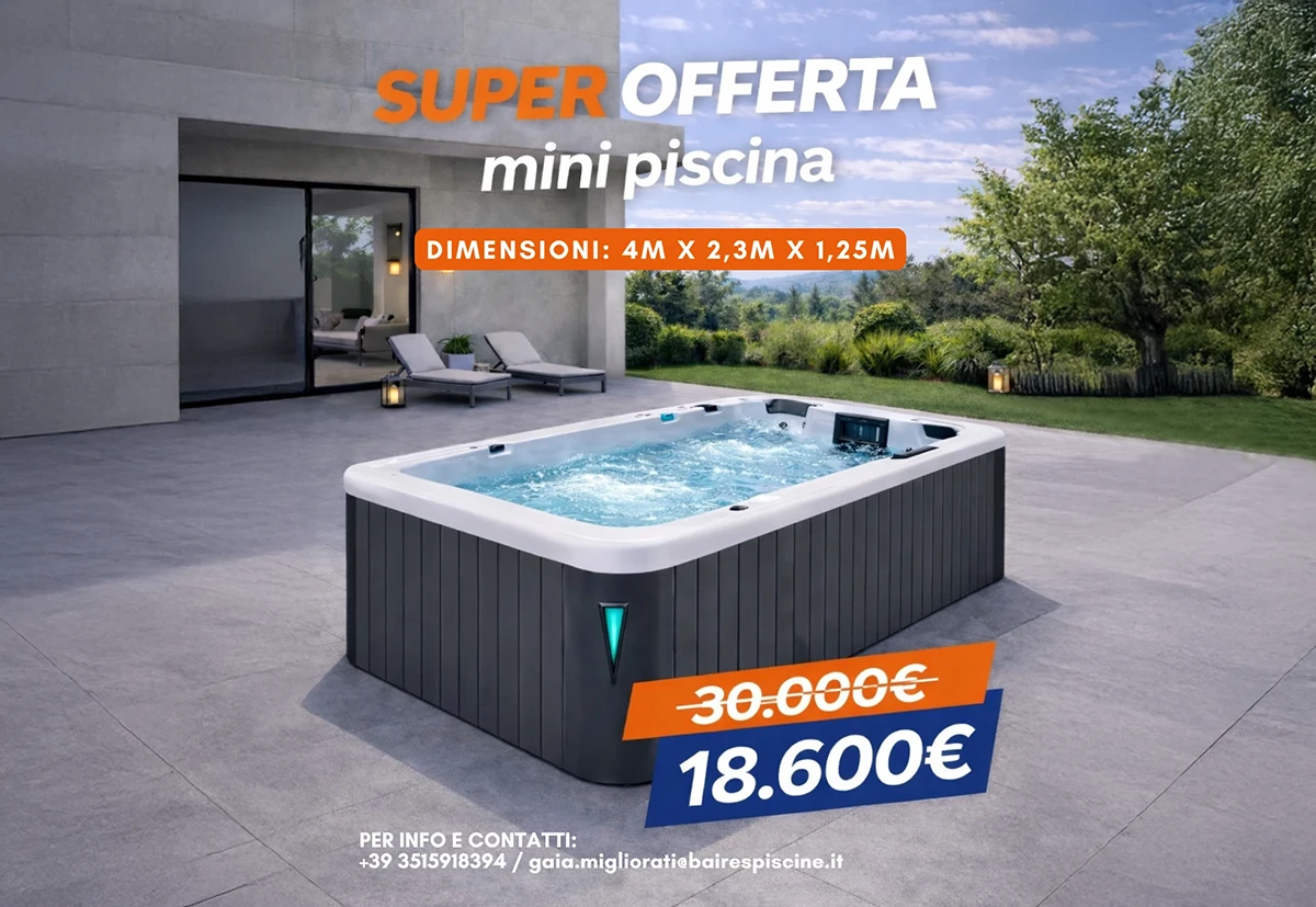 Pubblicità piscine idromassaggio - Baires Piscine