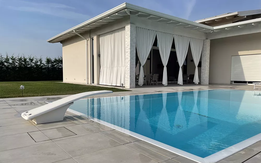 Rivestimento piscina in PVC bianco - Rivestimento piscine - Baires Piscine