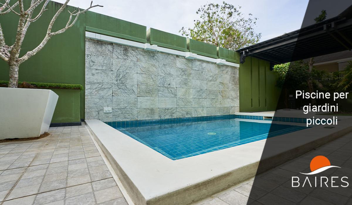 Piscine per giardini piccoli: soluzioni per spazi ridotti