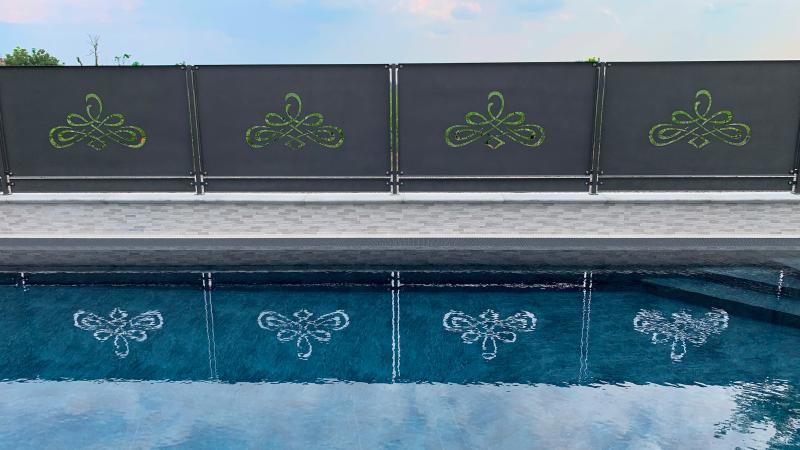 Piscina a Skimmer: Urban Pool - Baires Piscine - Riflesso sull'acqua