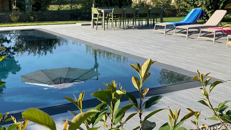 Piscina a Sfioro Black Diamond - Giardino e piscina