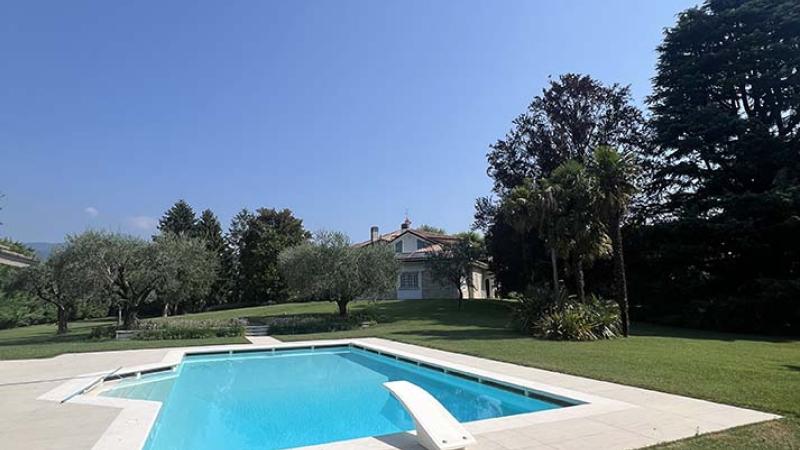 Piscina a sfioro ground: Green Olives: Green Olives - Piscina esterna skimmer
